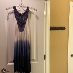 Free People Tie Dye Beach Tunic Cover Up